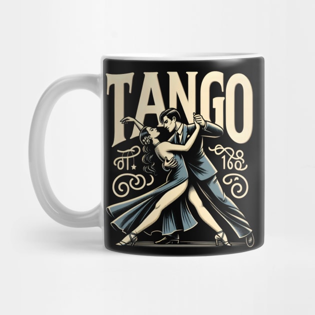 Vintage Tango Milonga Embrace by ravensart